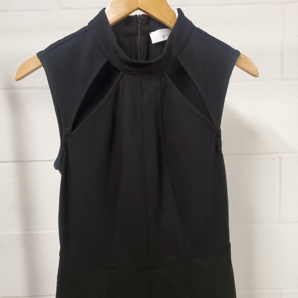 Women's Black Cocktail Dress NWT Adelyn Rae Size L - Picture 5 of 11